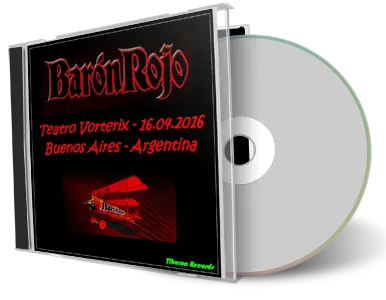 Artwork Cover of Baron Rojo 2016-04-16 CD Buenos Aires Audience