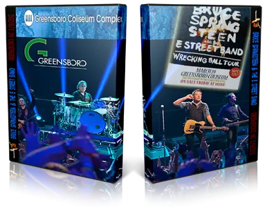 Artwork Cover of Bruce Springsteen 2012-03-19 DVD Greensboro Audience