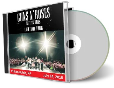 Artwork Cover of Guns N Roses 2016-07-14 CD Philadelphia Audience