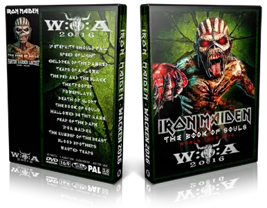 Artwork Cover of Iron Maiden 2016-08-04 DVD Wacken Open Air Proshot