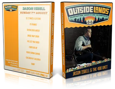 Artwork Cover of Jason Isbell and The 400 Unit 2016-08-07 DVD Outside Lands Music and Arts Festival Proshot