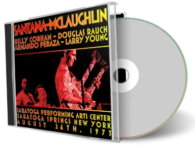 Artwork Cover of John McLaughlin and Carlos Santana 1973-08-26 CD Saratoga Springs Soundboard