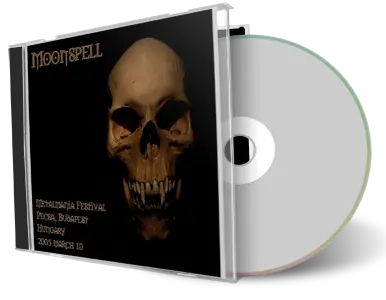 Artwork Cover of Moonspell 2005-03-10 CD Budapest Audience