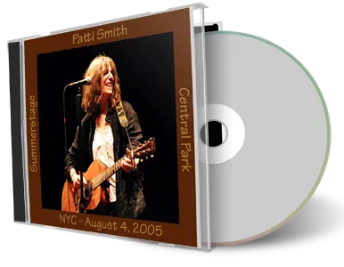 Artwork Cover of Patti Smith 2005-08-04 CD New York City Audience