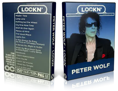 Artwork Cover of Peter Wolf 2016-08-26 DVD LOCKN Festival Proshot