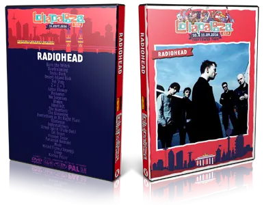 Artwork Cover of Radiohead 2016-09-11 DVD Lollapalooza Berlin Proshot