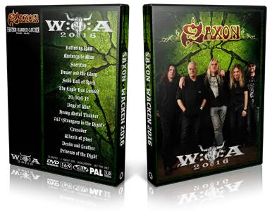Artwork Cover of Saxon 2016-08-04 DVD Wacken Open Air Proshot