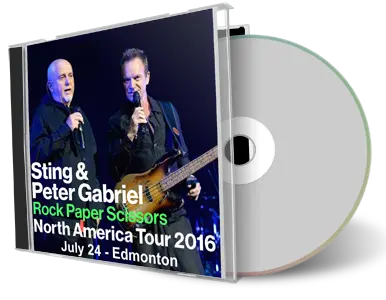 Artwork Cover of Sting and Peter Gabriel 2016-07-24 CD Edmonton Audience