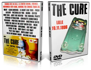 Artwork Cover of The Cure 1996-11-10 DVD Lille Audience