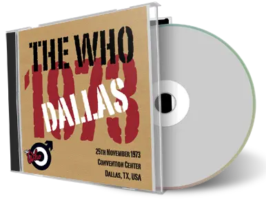 Artwork Cover of The Who 1973-11-25 CD Dallas Audience