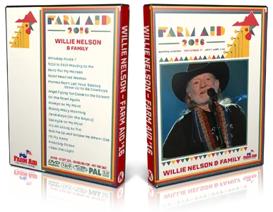 Artwork Cover of Willie Nelson 2016-09-17 DVD Farm Aid Proshot
