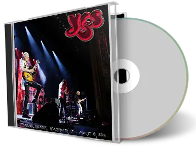 Artwork Cover of Yes 2016-08-16 CD Washington Audience