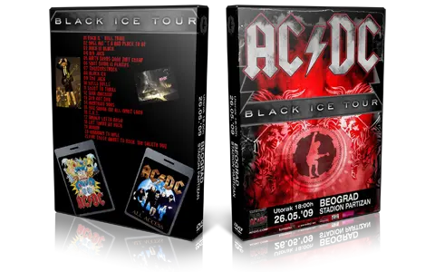 Artwork Cover of ACDC 2009-05-26 DVD Belgrade Proshot