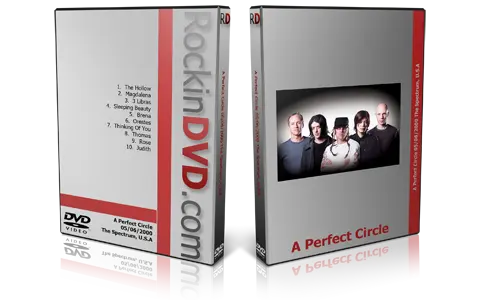 Artwork Cover of A Perfect Circle 2000-05-06 DVD Philadelphia Audience