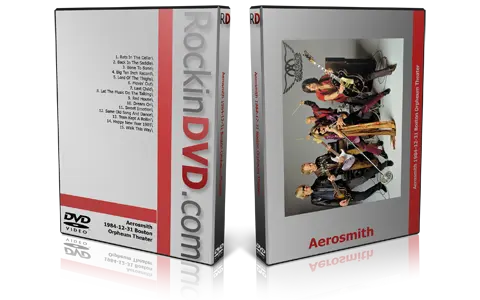 Artwork Cover of Aerosmith 1984-12-31 DVD Boston Proshot