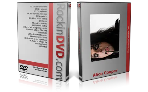 Artwork Cover of Alice Cooper 1995-09-07 DVD Santiago Proshot