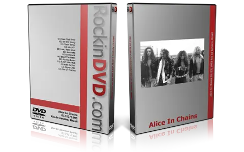 Artwork Cover of Alice In Chains 1993-01-22 DVD Rio De Janeiro Proshot