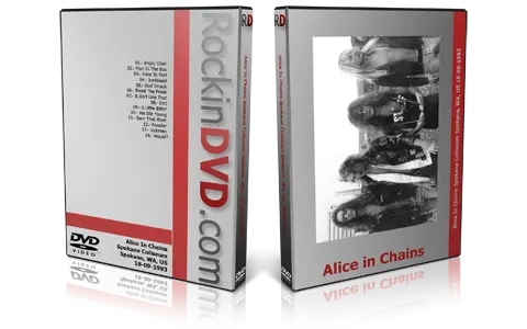 Artwork Cover of Alice In Chains 1993-09-18 DVD Spokane Audience