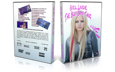 Artwork Cover of Avril Lavigne 2007-02-15 DVD Calgary Proshot