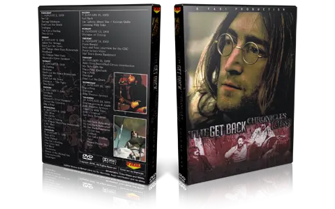 Artwork Cover of The Beatles Compilation DVD Get Back Chronicles Vol 1 Proshot