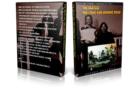 Artwork Cover of The Beatles Compilation DVD Long And Winding Road Proshot
