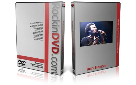 Artwork Cover of Ben Harper 2009-02-17 DVD New York City Audience