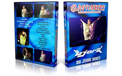 Artwork Cover of Bjork 2007-06-22 DVD BBC TV Proshot