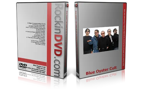 Artwork Cover of Blue Oyster Cult 2000-07-01 DVD Cinncinati Audience