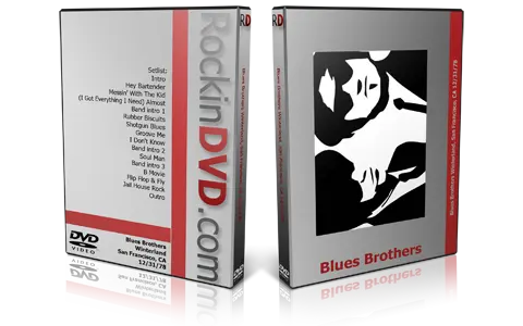 Artwork Cover of Blues Brothers  1978-12-31 DVD San Francisco Proshot