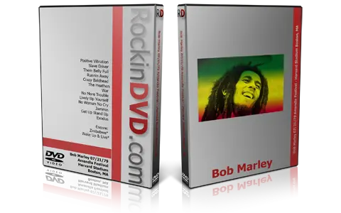 Artwork Cover of Bob Marley 1979-07-21 DVD Boston Proshot