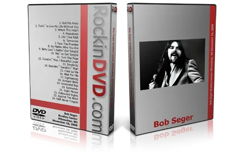 Artwork Cover of Bob Seger 2006-11-16 DVD Milwaukee Audience