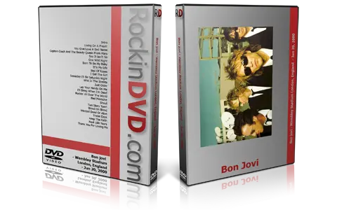 Artwork Cover of Bon Jovi 2000-06-20 DVD London Audience