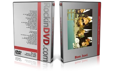 Artwork Cover of Bon Jovi 2008-01-14 DVD Tokyo Proshot