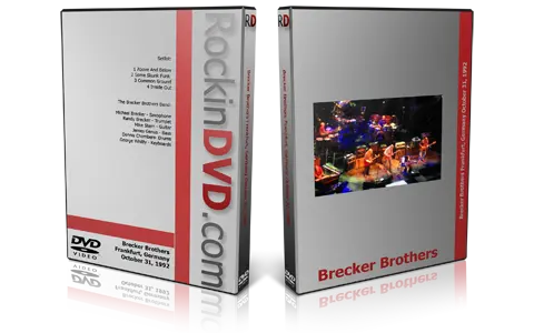 Artwork Cover of Brecker Brothers 1992-10-31 DVD Frankfurt Proshot