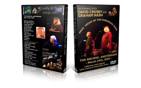 Artwork Cover of CSNY 2005-03-24 DVD Amsterdam Proshot