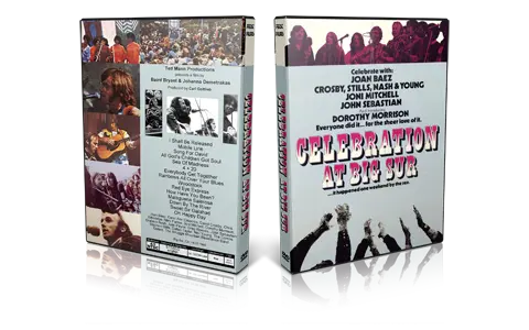 Artwork Cover of CSNY Compilation DVD Celebration at Big Sur Proshot