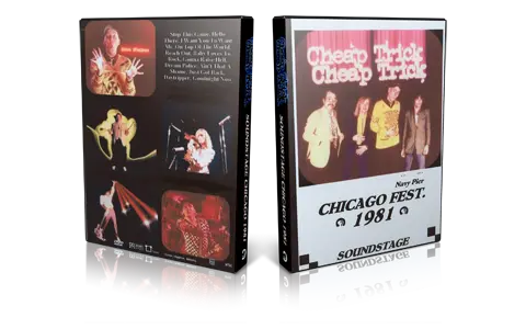 Artwork Cover of Cheap Trick 1981-08-05 DVD Chicago Proshot