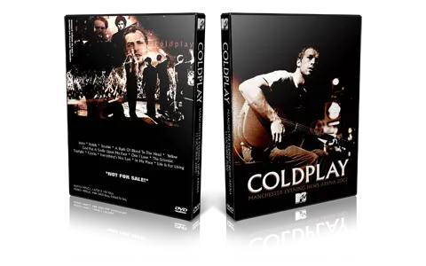 Artwork Cover of Coldplay 2002-10-11 DVD Manchester Proshot