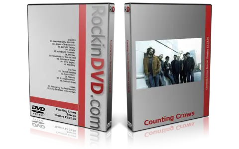 Artwork Cover of Counting Crows 1996-02-12 DVD New York City Audience