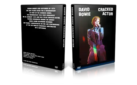Artwork Cover of David Bowie Compilation DVD Cracked Actor Proshot