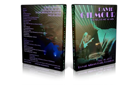 Artwork Cover of David Gilmour 2006-05-30 DVD London Audience