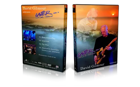 Artwork Cover of David Gilmour 2008-09-23 DVD Later With Jools Holland Proshot