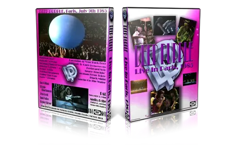 Artwork Cover of Deep Purple 1985-07-09 DVD Paris Proshot