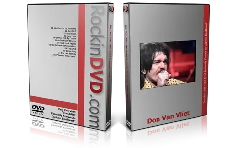 Artwork Cover of Don Van Vliet Compilation DVD The Artist Formerly Known As Captain Beefheart Proshot