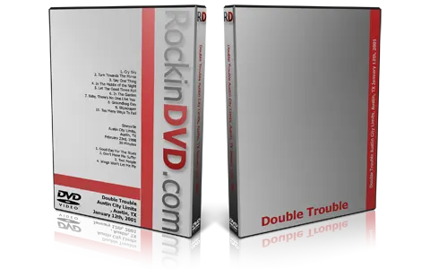 Artwork Cover of Double Trouble 2001-01-12 DVD Austin Proshot