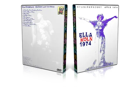 Artwork Cover of Ella Fitzgerald Compilation DVD Koeln 1974 Proshot