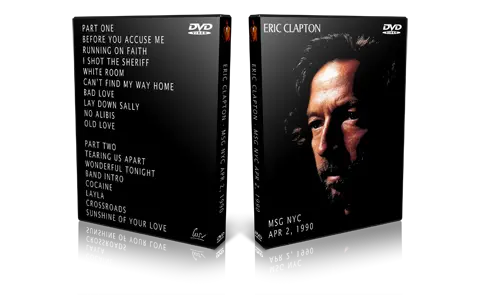 Artwork Cover of Eric Clapton 1990-02-04 DVD New York City Audience