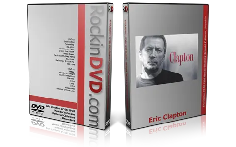 Artwork Cover of Eric Clapton 1990-08-17 DVD Uniondale Audience