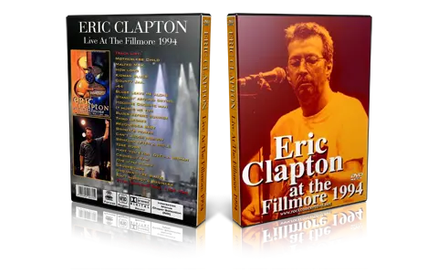Artwork Cover of Eric Clapton 1994-11-07 DVD San Francisco Proshot