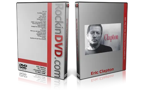 Artwork Cover of Eric Clapton 1998-05-12 DVD Cincinnati Audience